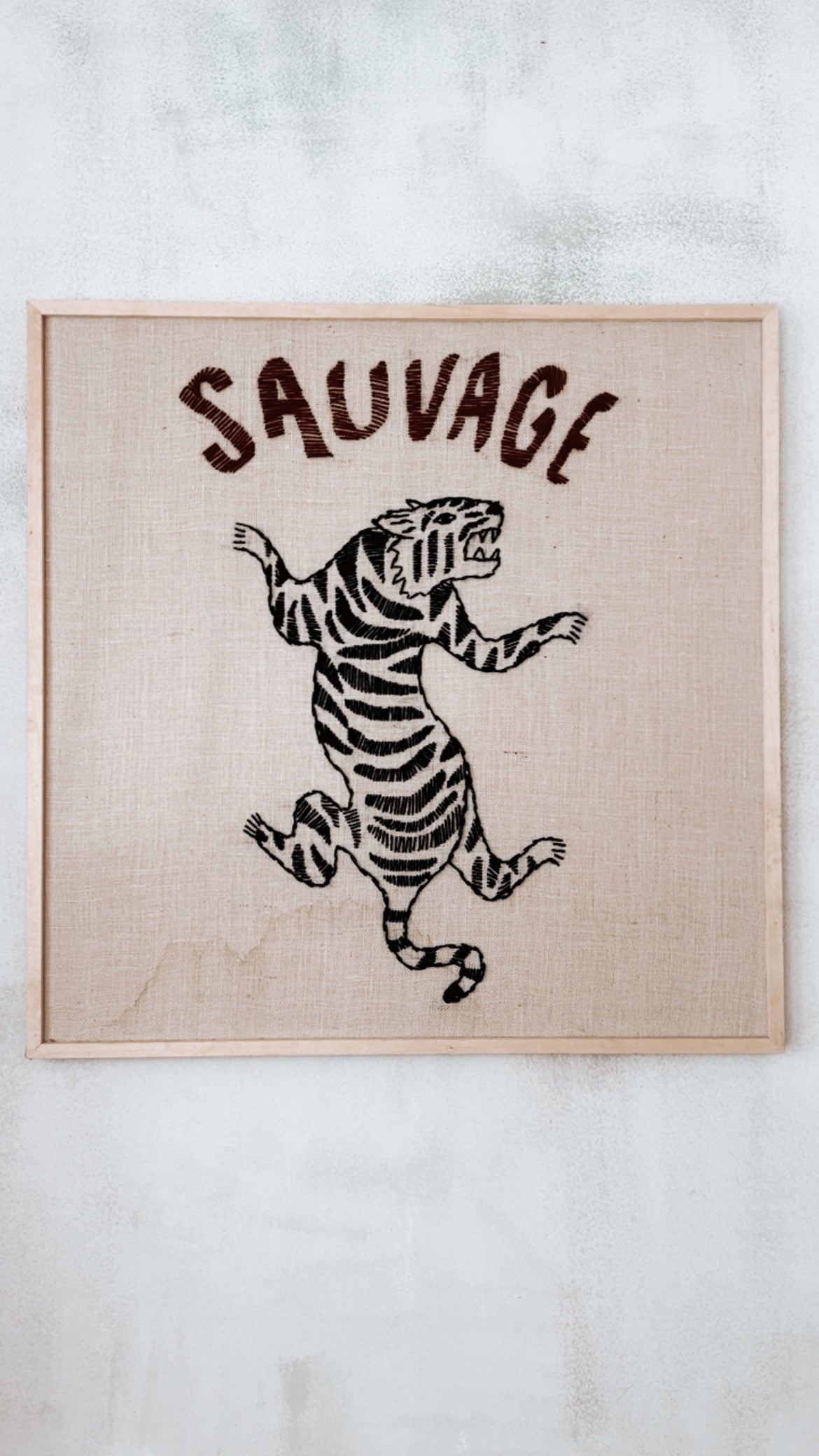 Cuadro Sauvage 100x100