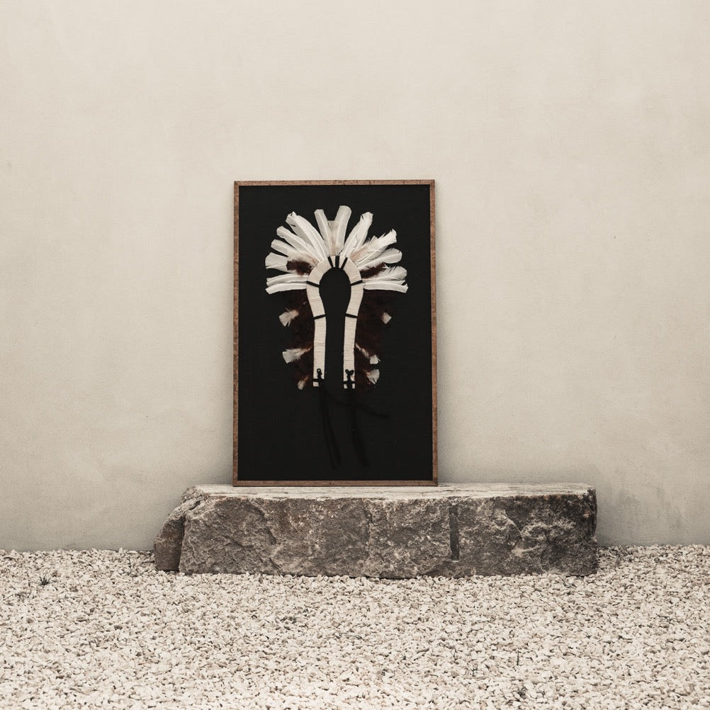 Cuadro Penacho Indio 80x120