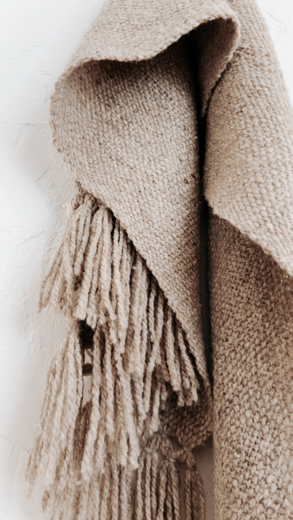 Manta Pura Lana Gris