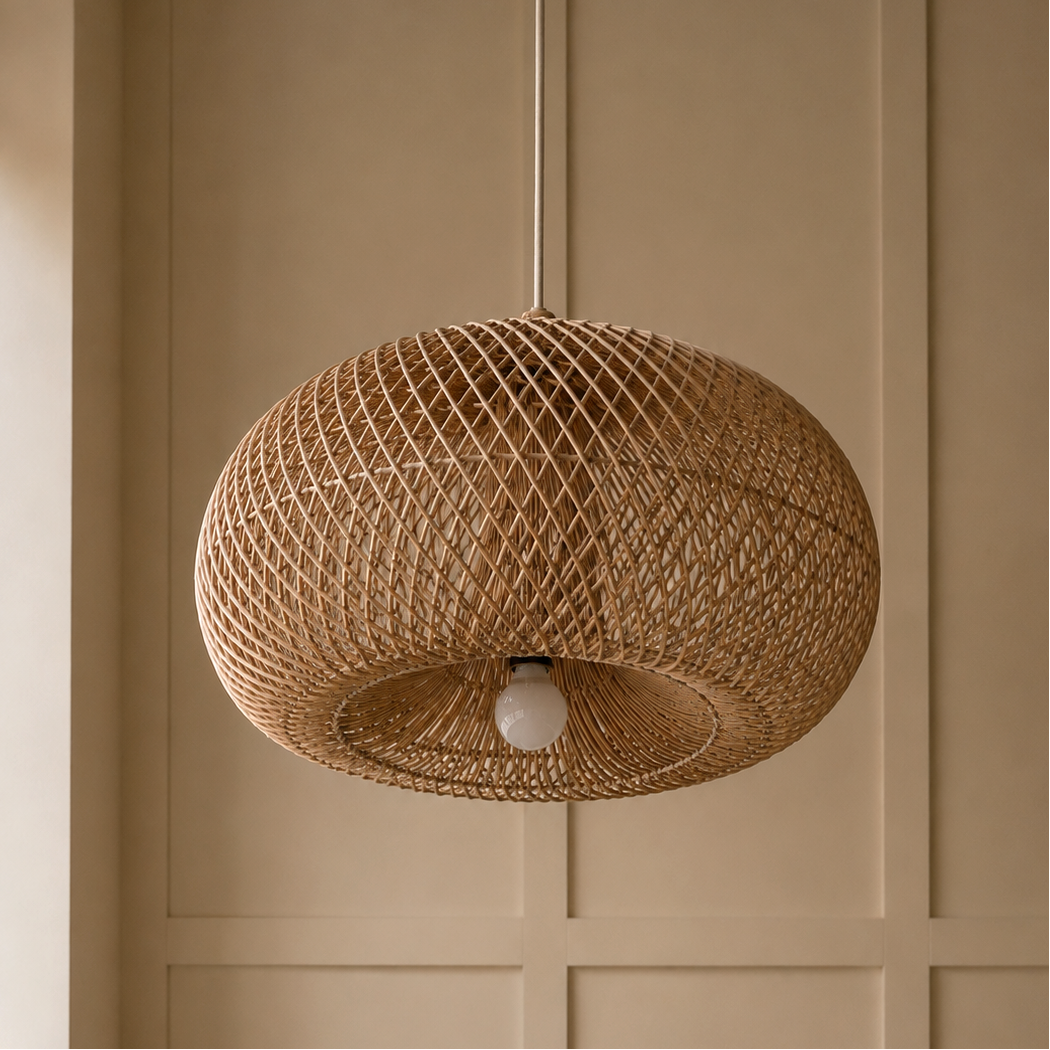 Lampara Rattan