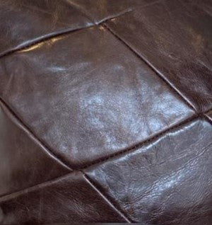 Almohadon Cuero Artesanal