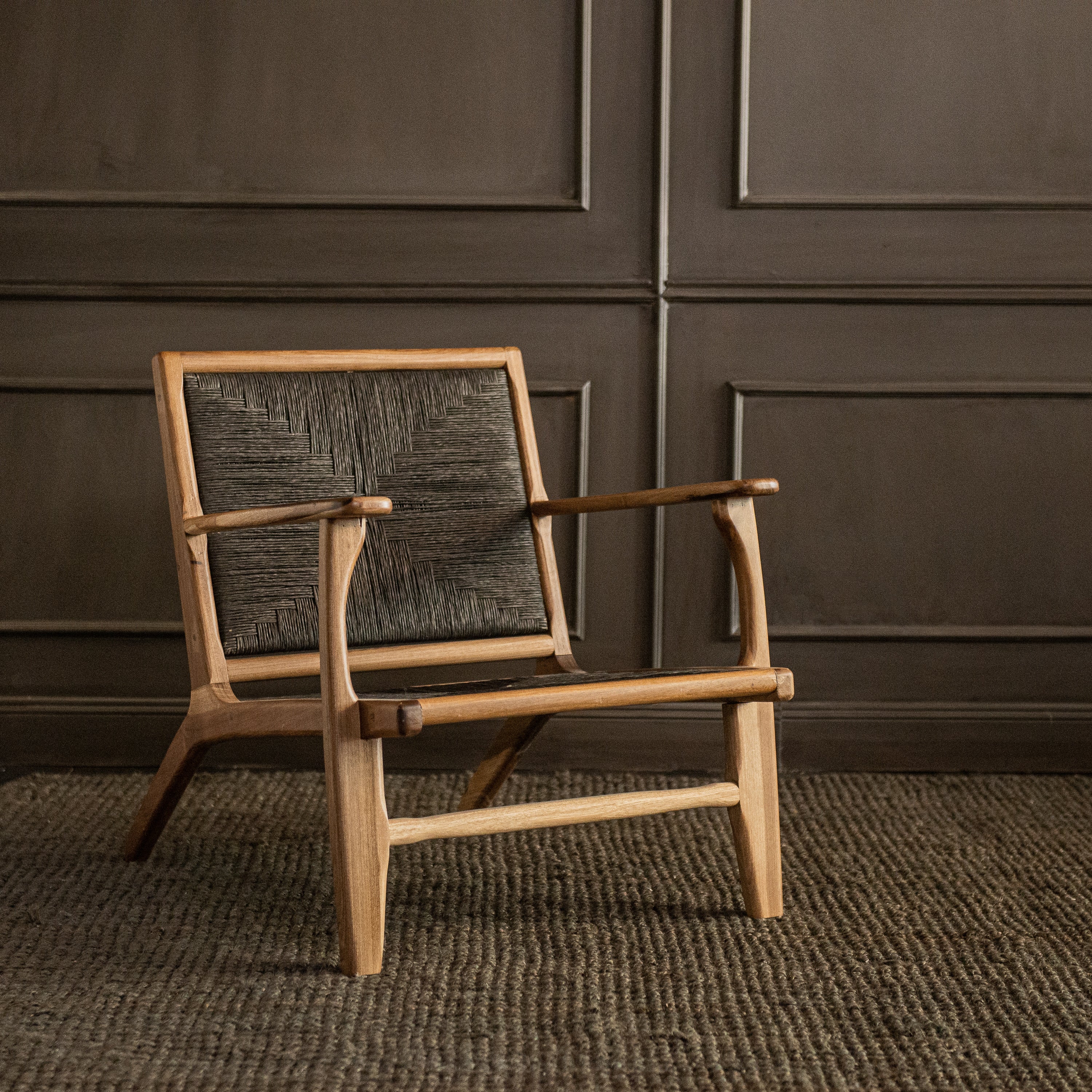 Sillón Tejido con apoyabrazos