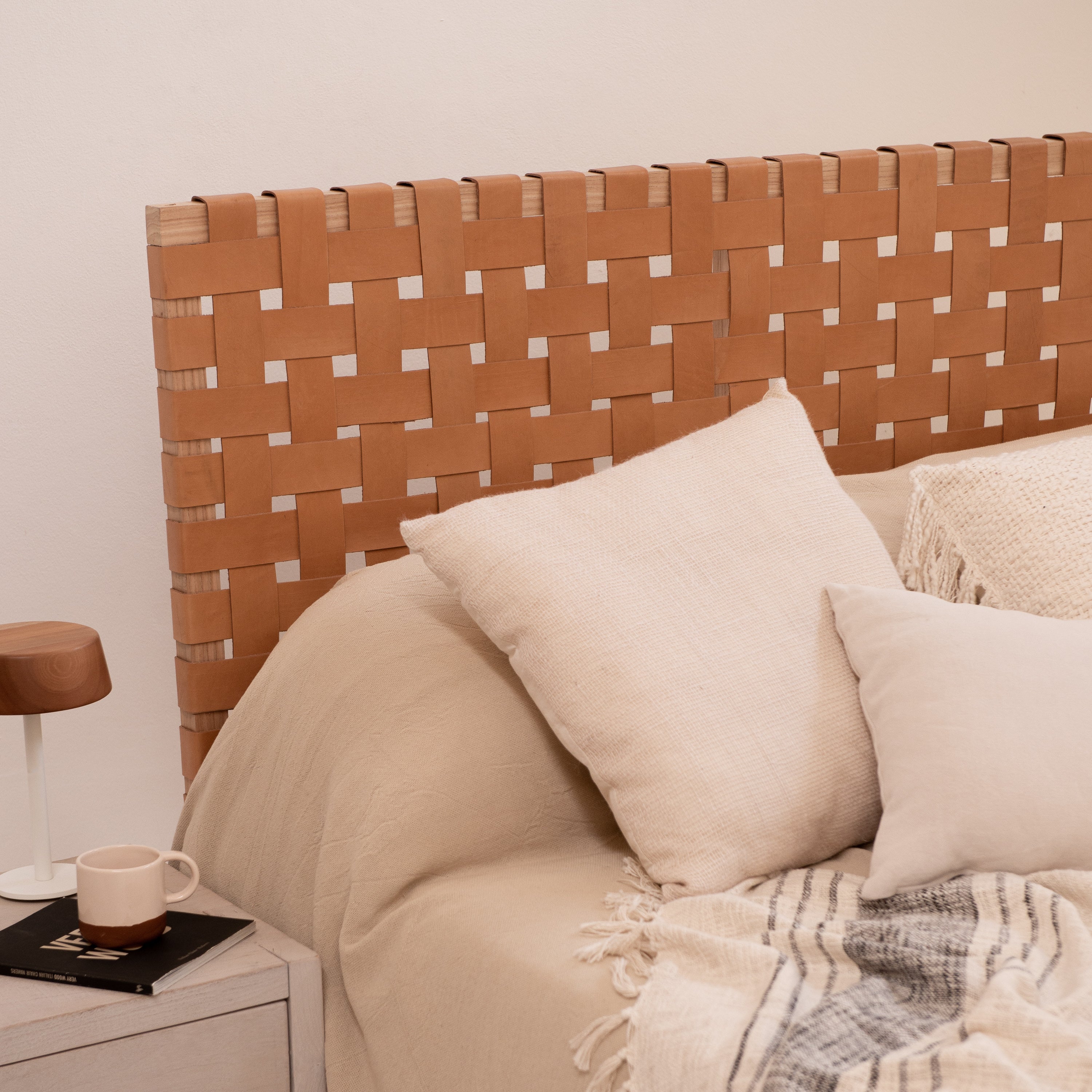 Respaldo Telar Cuero Ancho