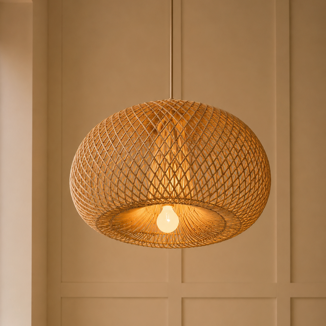 Lampara Rattan