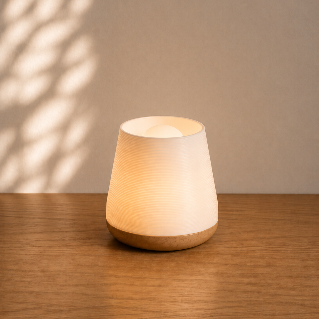 Lámpara de Mesa Blanca